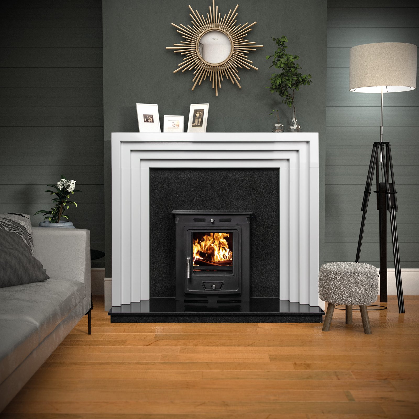 Micon Surround - The Obsidian honed polar white